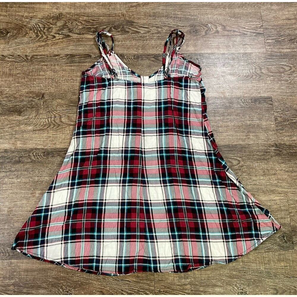 Aeropostale Plaid Strappy Slip Mini Dress Junior Size Small - Picture 8 of 8